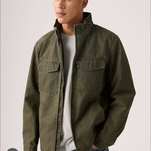 Levi's Military Style Olive Jacket Chesy24 Length 28